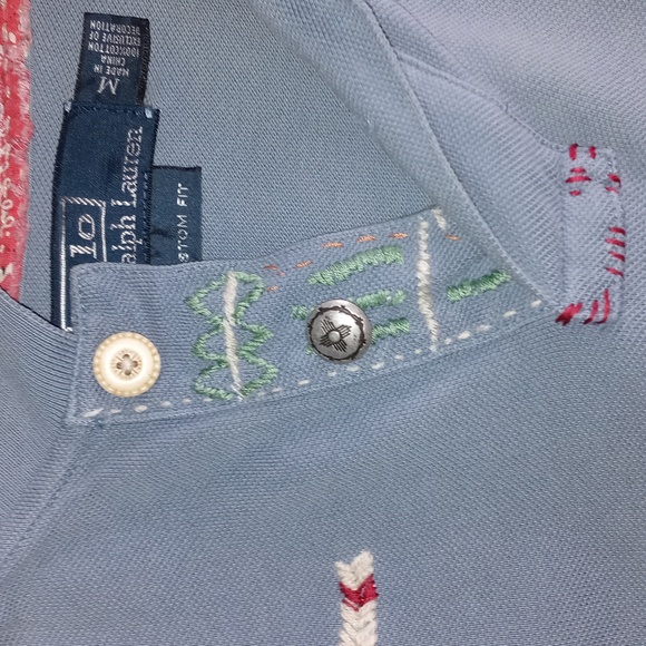 ๐VERY RARE/VTG Polo Ralph Lauren๐ - Elk Ridge Native Adirondack S/S Polo - Picture 6 of 16